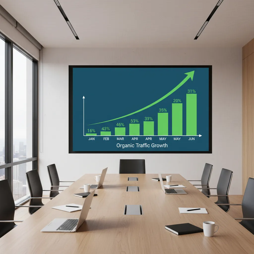 SEO-resultater – synlighedskurve og trafikvækst